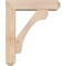 Ekena Millwork Legacy Craftsman Smooth Bracket w/ Offset Brace, Douglas Fir, 5 1/2"W x 20"D x 24"H BKT0604X20X24LEC04SDF - alternate 2